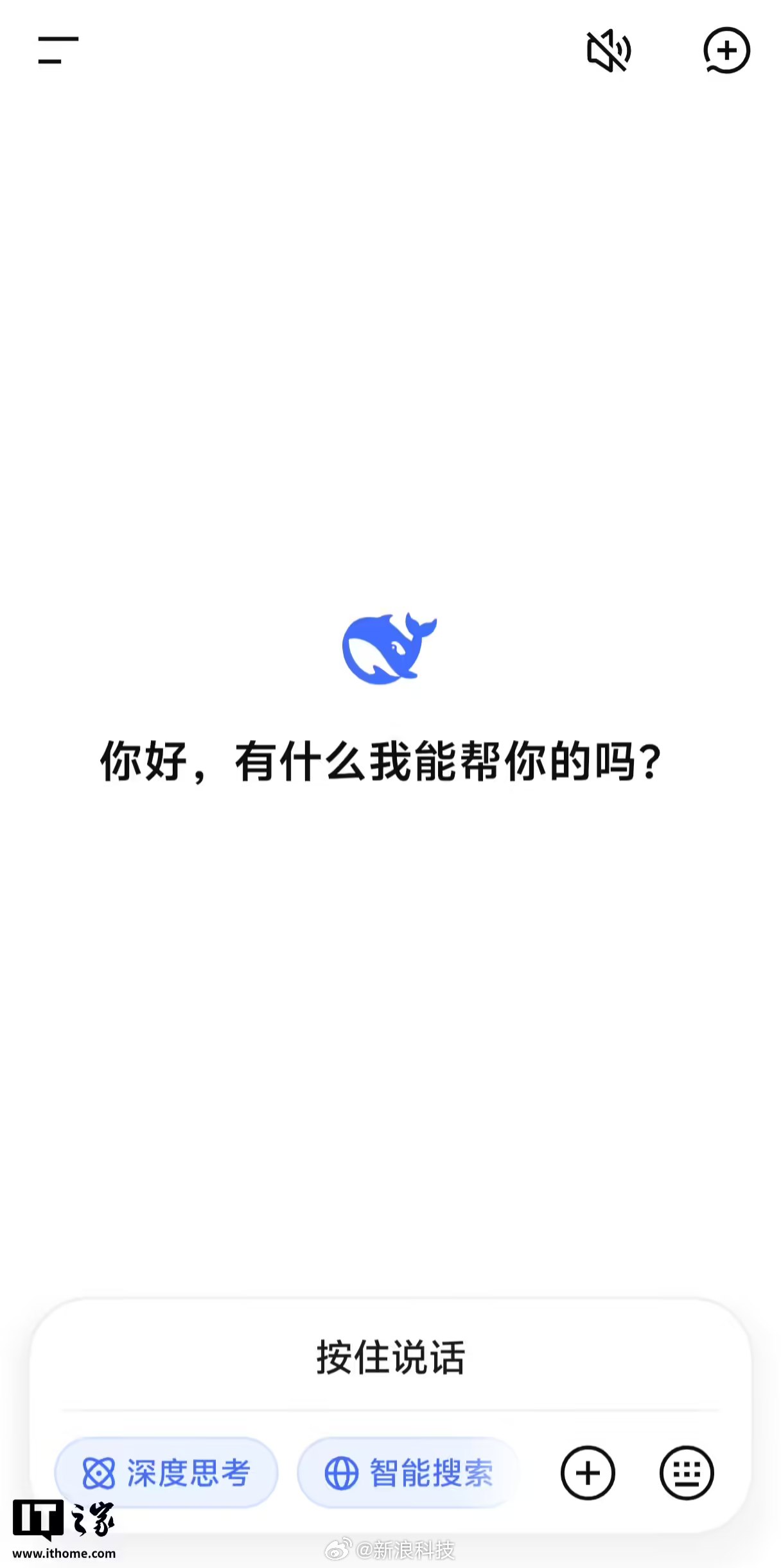 DeepSeek 灰度测试语音对话功能