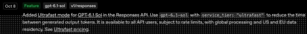 OpenAI_API_新增_GPT-6.1_Sol_的_Ultrafast_模式 图1